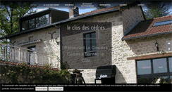 Desktop Screenshot of leclosdescedres.fr